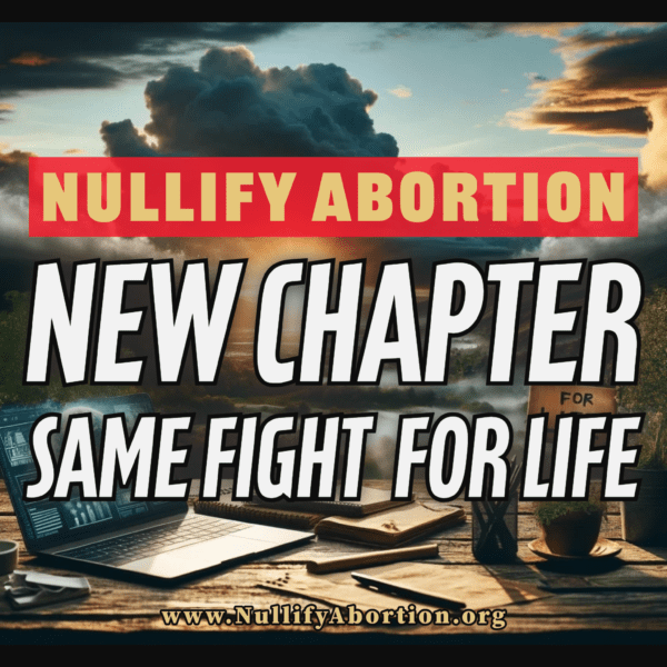 A serene yet determined grassroots movement scene with a laptop, handmade protest signs, Christian iconography, and a sunrise symbolizing hope and new beginnings.